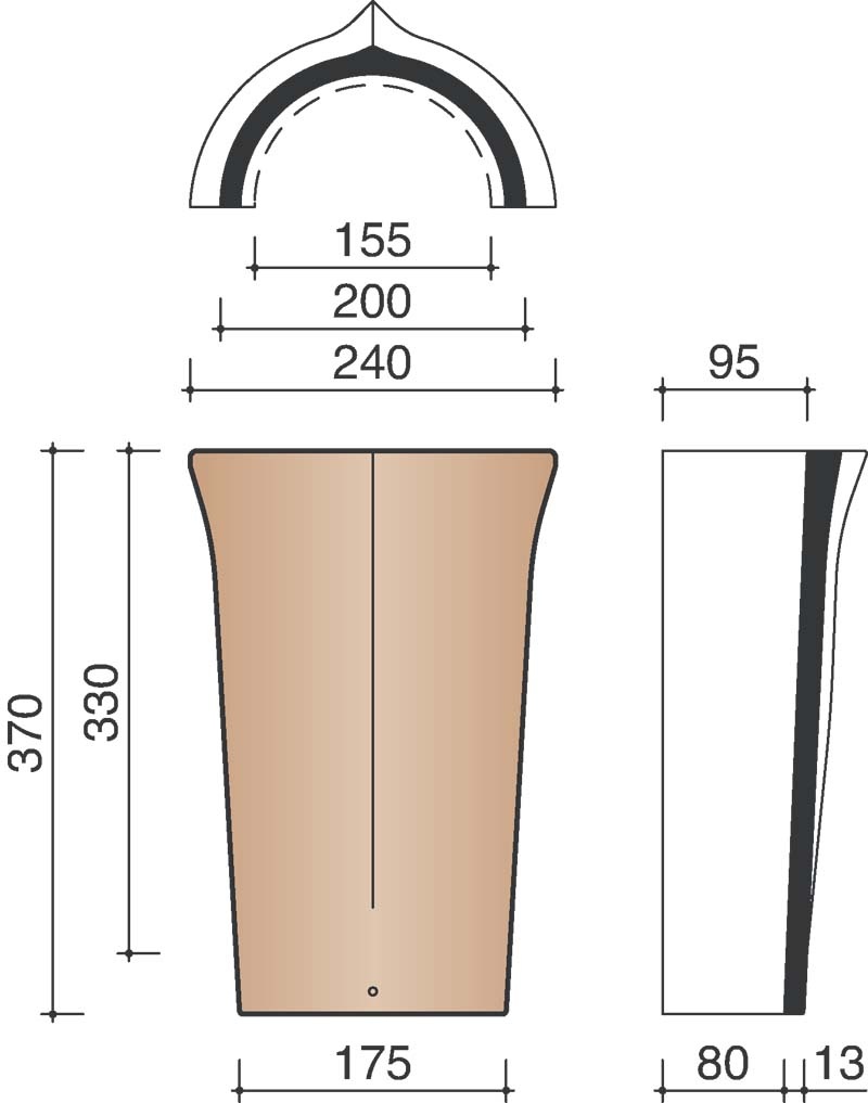 Vhv vario aretier conique rustique 872