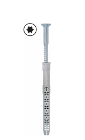 Cheville a visser nylon pa tx 10x200 materiaux instables 50pc/bt eur/bt