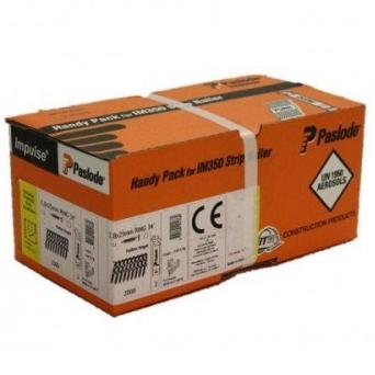 Pasl clous haften im45gn 2,8x25mm inox 1000pcs/paq eur/paq