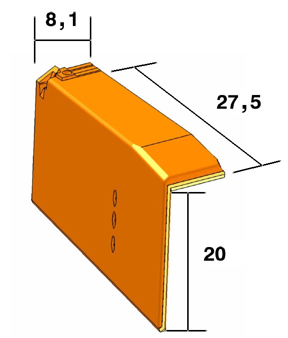 Ter tuile de rive gauche giverny ardoisÉ 120pcs/pal eur/pc 703