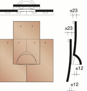 Keymer tuile chatiere kit shire priory d77