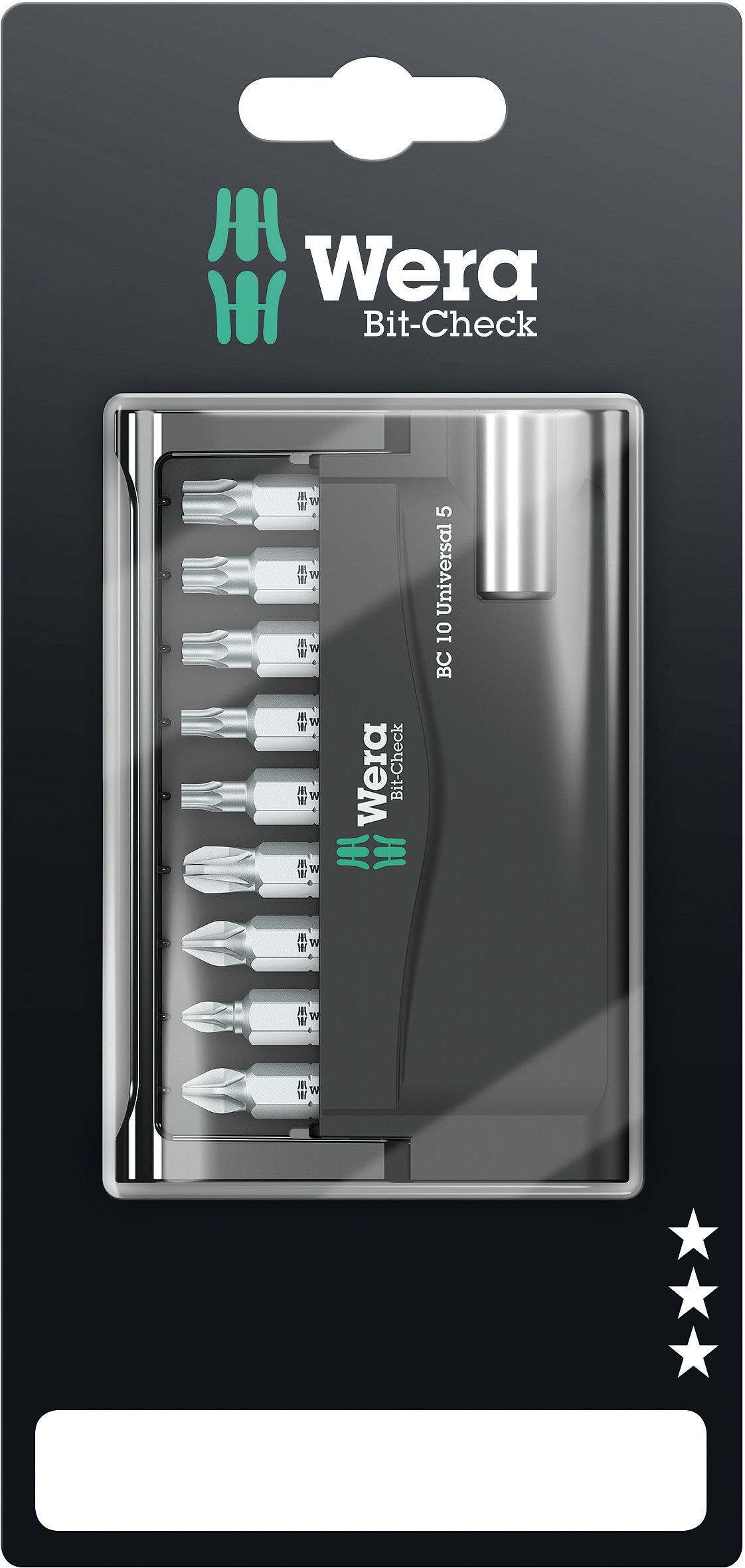 Wera bit check 10 universal 5 sb