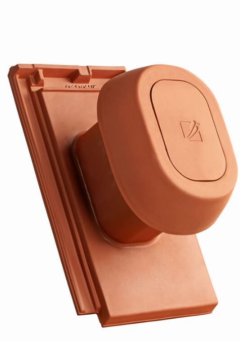 Crea kit tuile a douille 125mm+mitron+adapteur domino noir mat eur/pc 741