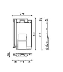 Crea tuile chatiere mikado ardoisÉ eur/pc 703
