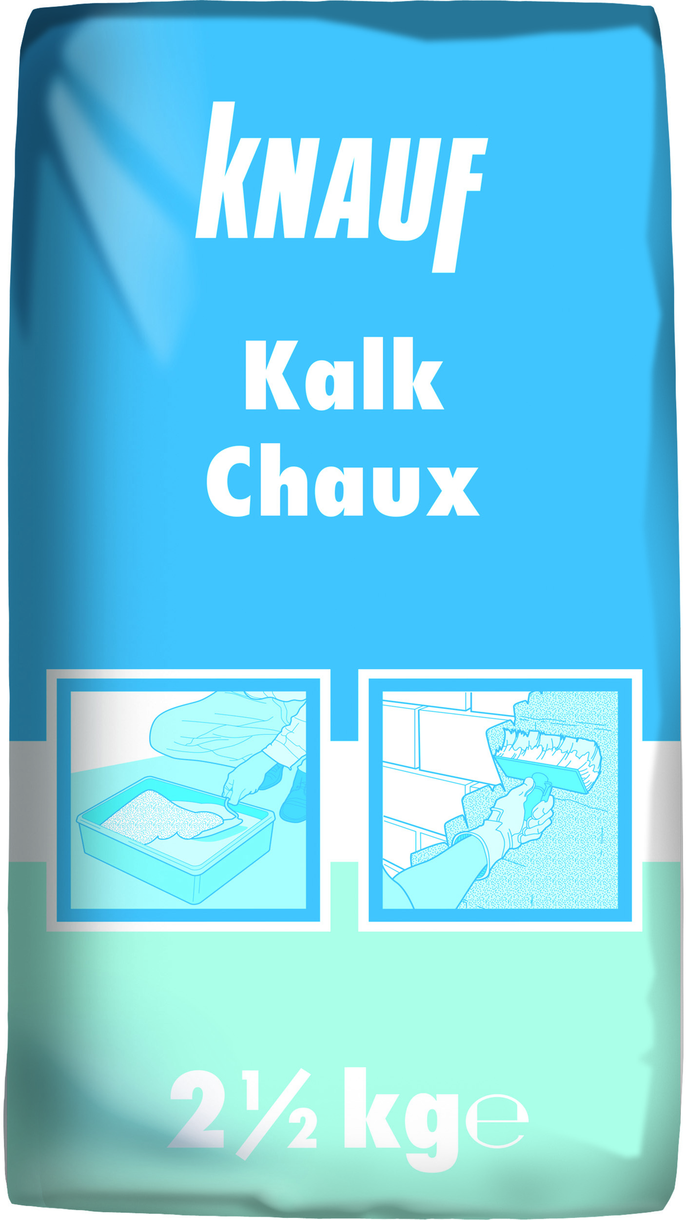 Knauf poudre de chaux 2,5 kg eur/pc