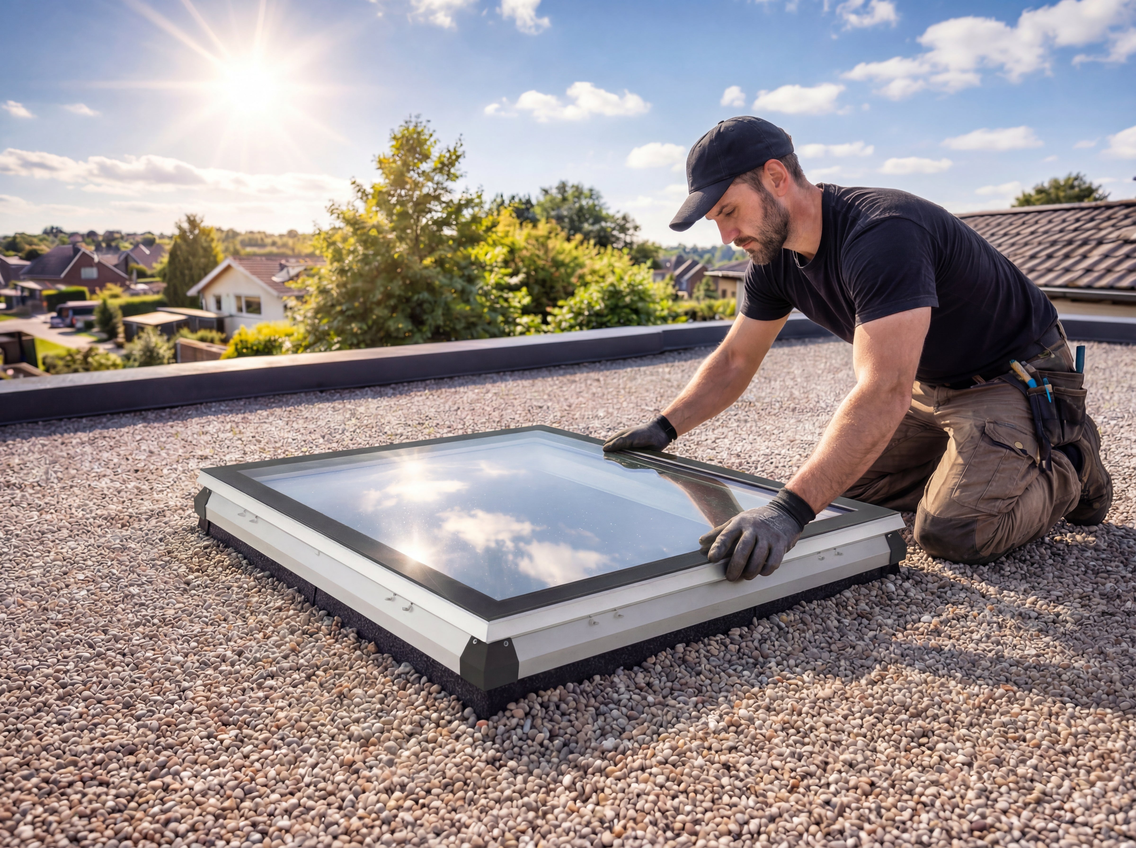 Action Skylux iWindow2 : une fenêtre de toit plat vitrée au prix d'une coupole