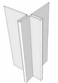 Alterna prof d angle ext alu 18x18x44x44 c18/c19 gris fonce 3mc/pc eur/pc