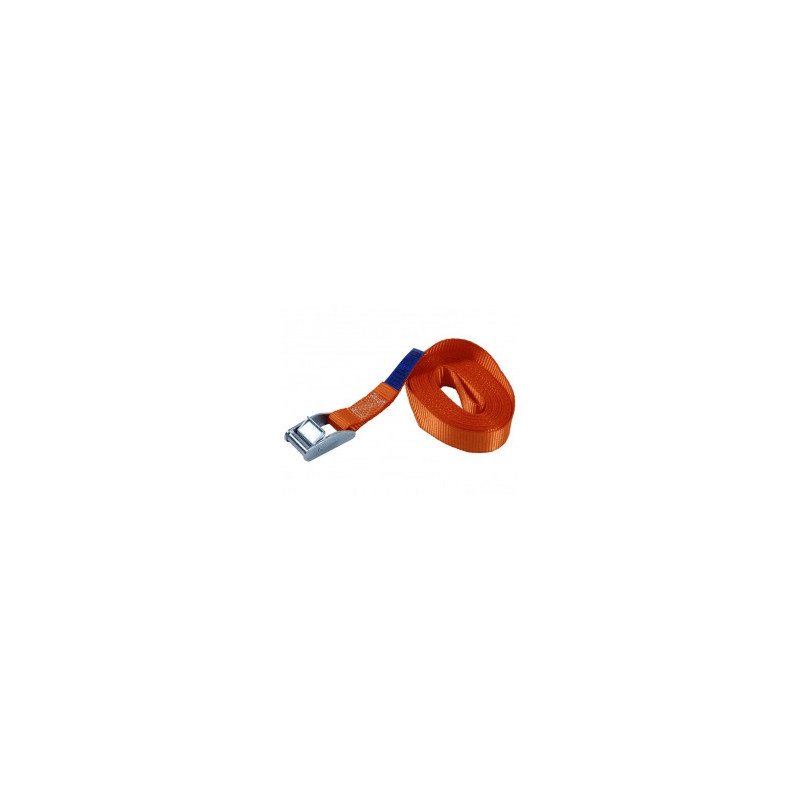 Led sangle + boucle 2,5m orange 25mm 250kg