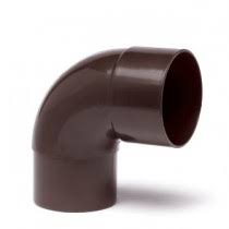 Coude brun 90degre   80 mm eur/pcs