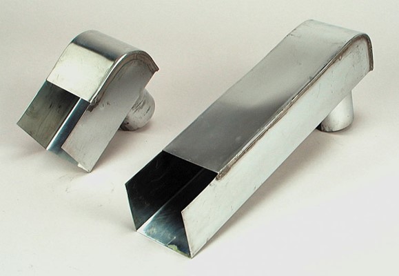 Zinc  entonnoir court 100 mm 20 cm 10pcs/bt eur/pcs