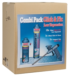 Soudal combi pack c&f low expansion eur/pcs