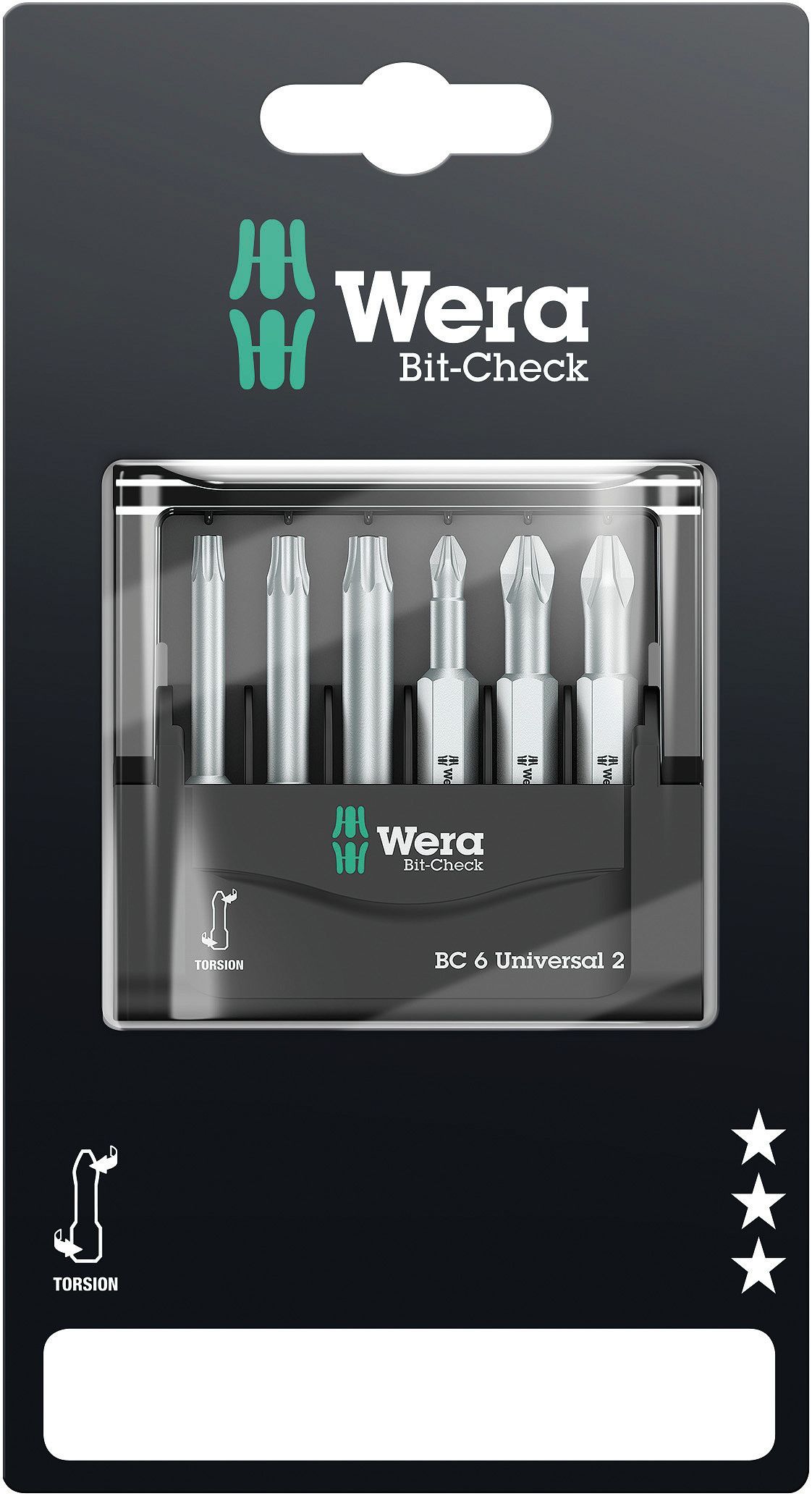 Wera bit check  6 universal 2 sb