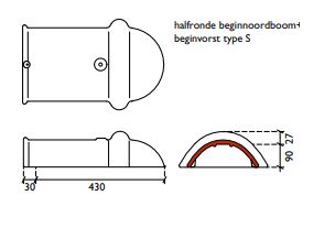Lf signy aretier debut ang 40cm db black mat