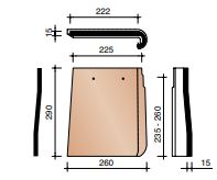 Kor rive individuelle gauche pour sarking vario 18 noir mat 741