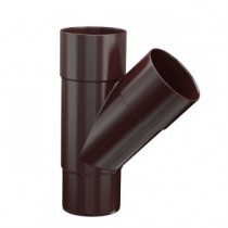 Embranchement-y brun  80 mm eur/pcs