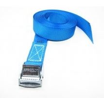 Led sangle + boucle 2,0m bleu 25mm 250kg