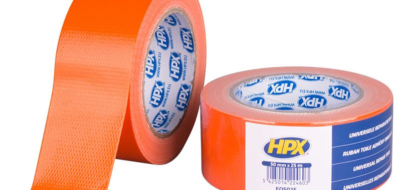 Hpx univ reparatietape orange 50mmx25m