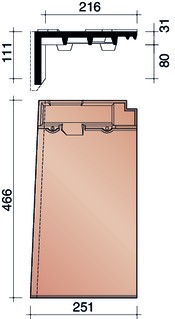 Migeon nueva tuile de rive gauche ardoise 703