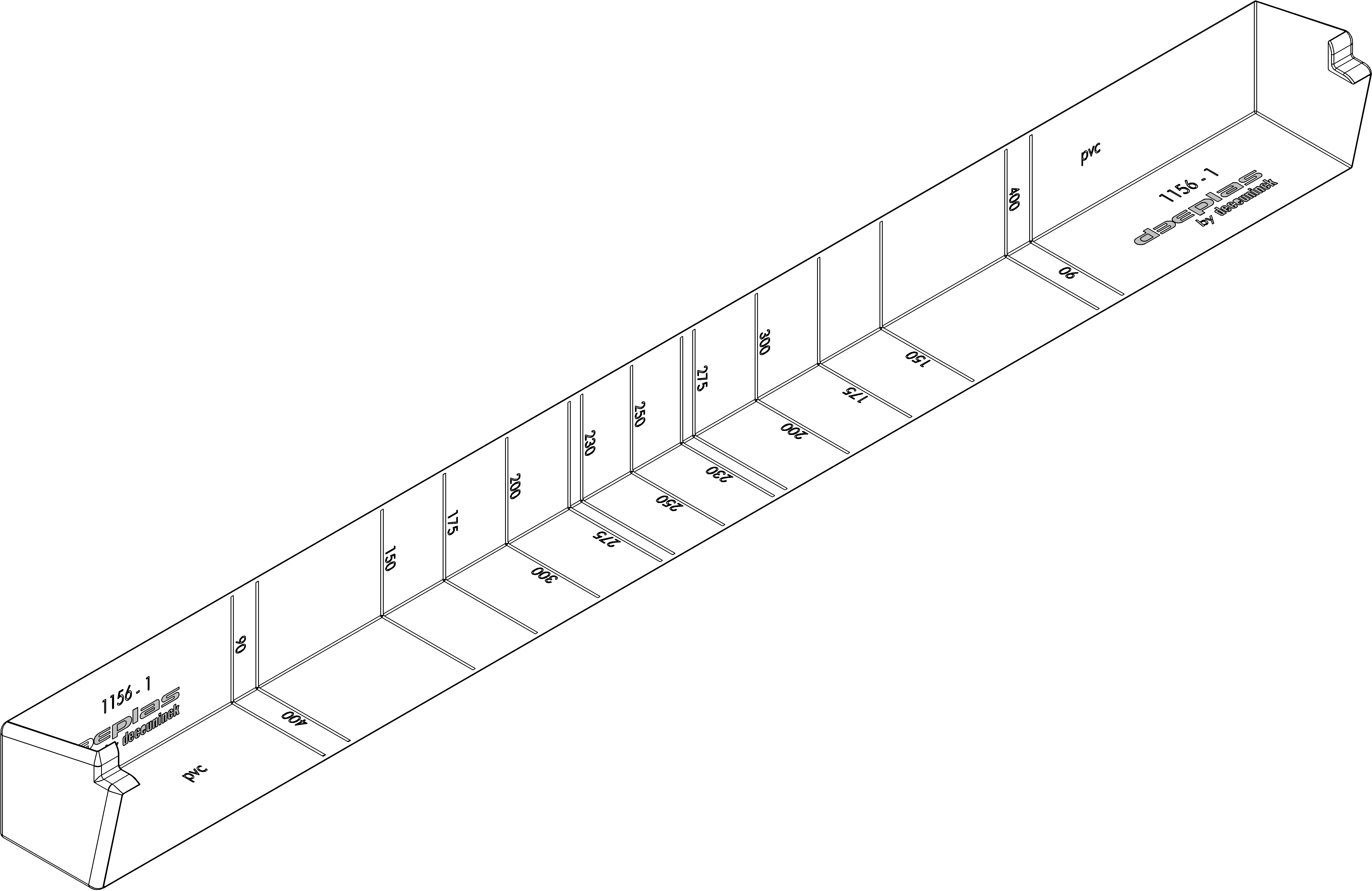 Dp 1156 coin exterieur 500mm 0003 blanc signal eur/pc