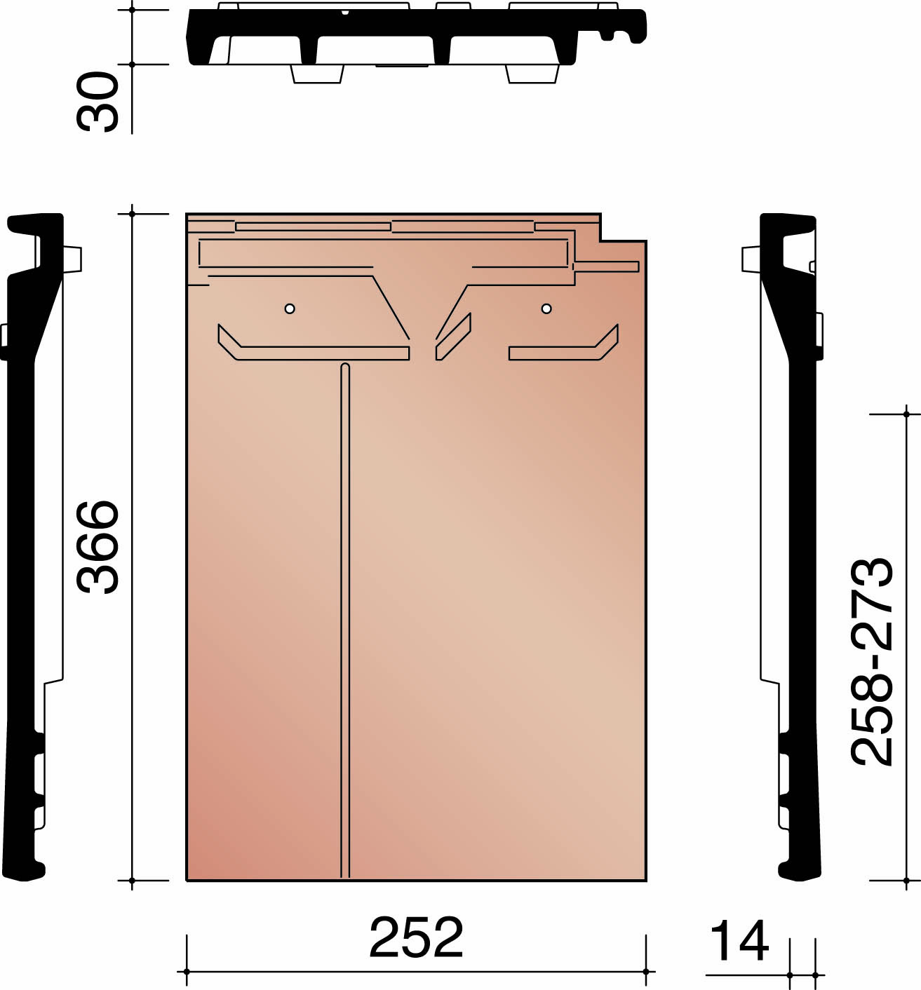 Migeon vauban tle et demie s emb g ardoise 703