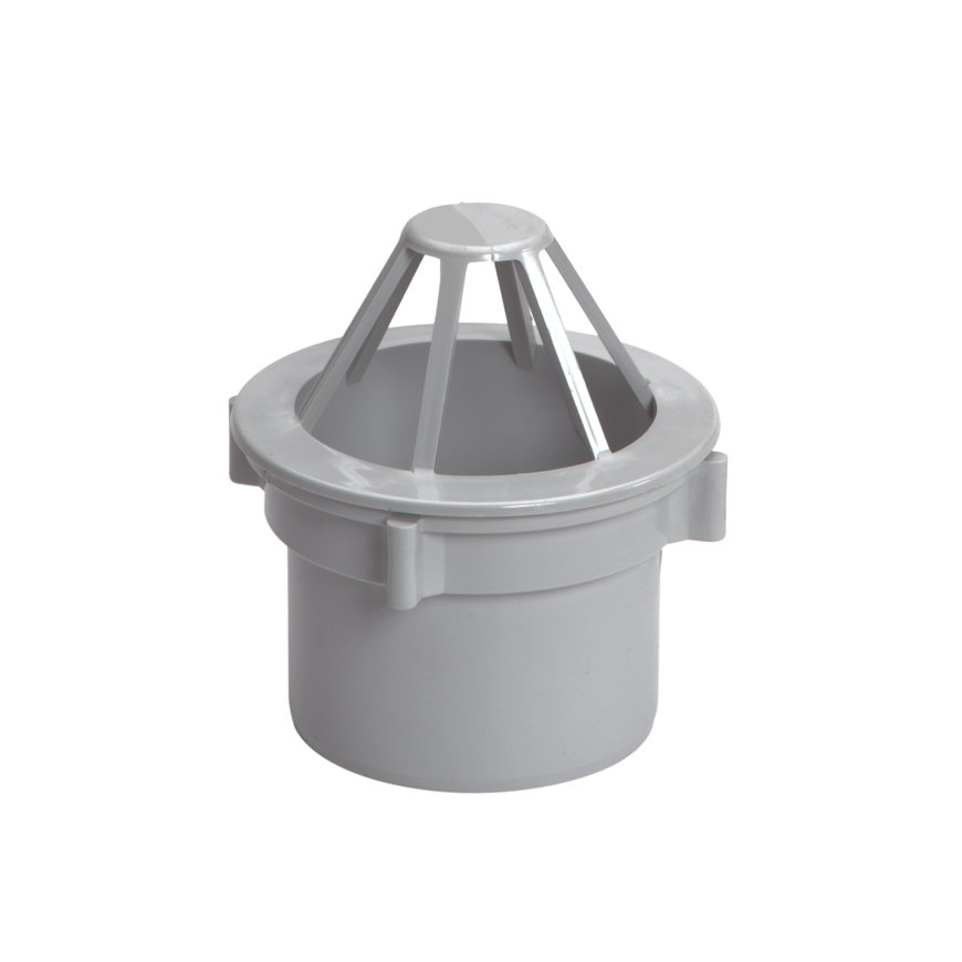 Crepine  80mm + crapaudine goutt carr gris eur/pc