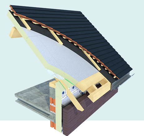 Utherm sarking a 120mm 2400/1200   8,64 m2/p  r= 5,45 / euroclasse d-s2 d0