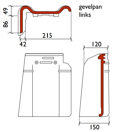 Lf postel 20 tuile de rive g ardoise