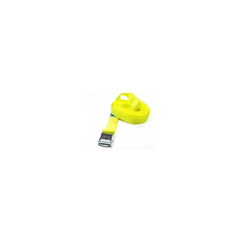 Led sangle + boucle 0,5m jaune 25mm 250kg