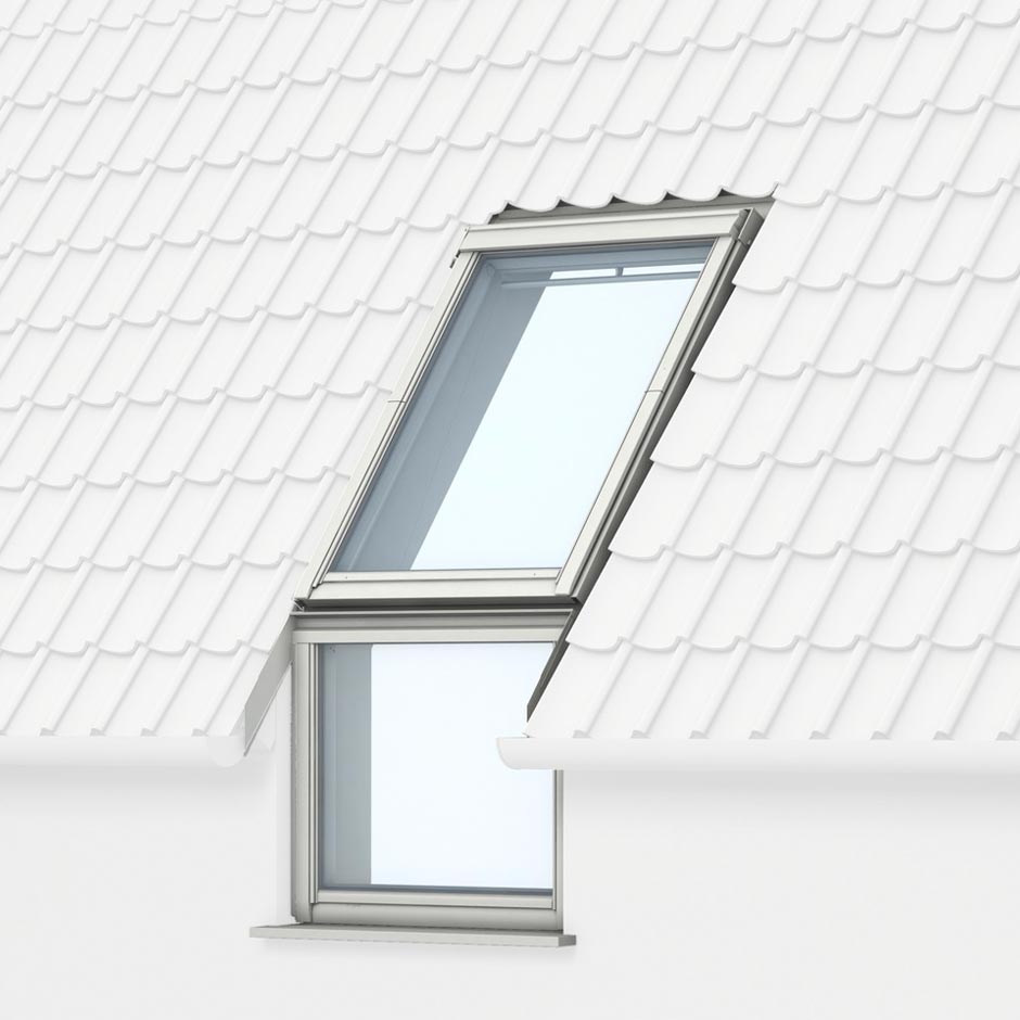 Velux vfe 2070 uk35 energy&confort bois blanc
