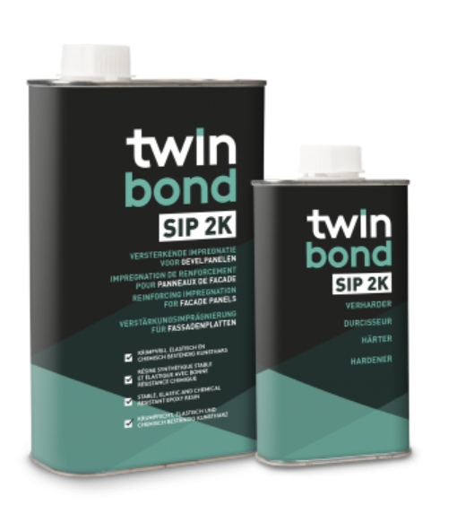 Twinbond sfa-100 sip2k fast impregnation pour panneaux de facade 1kg eur/pc