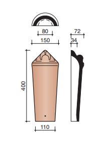 Pontigny about d'aretier chevauch brun flamme 891