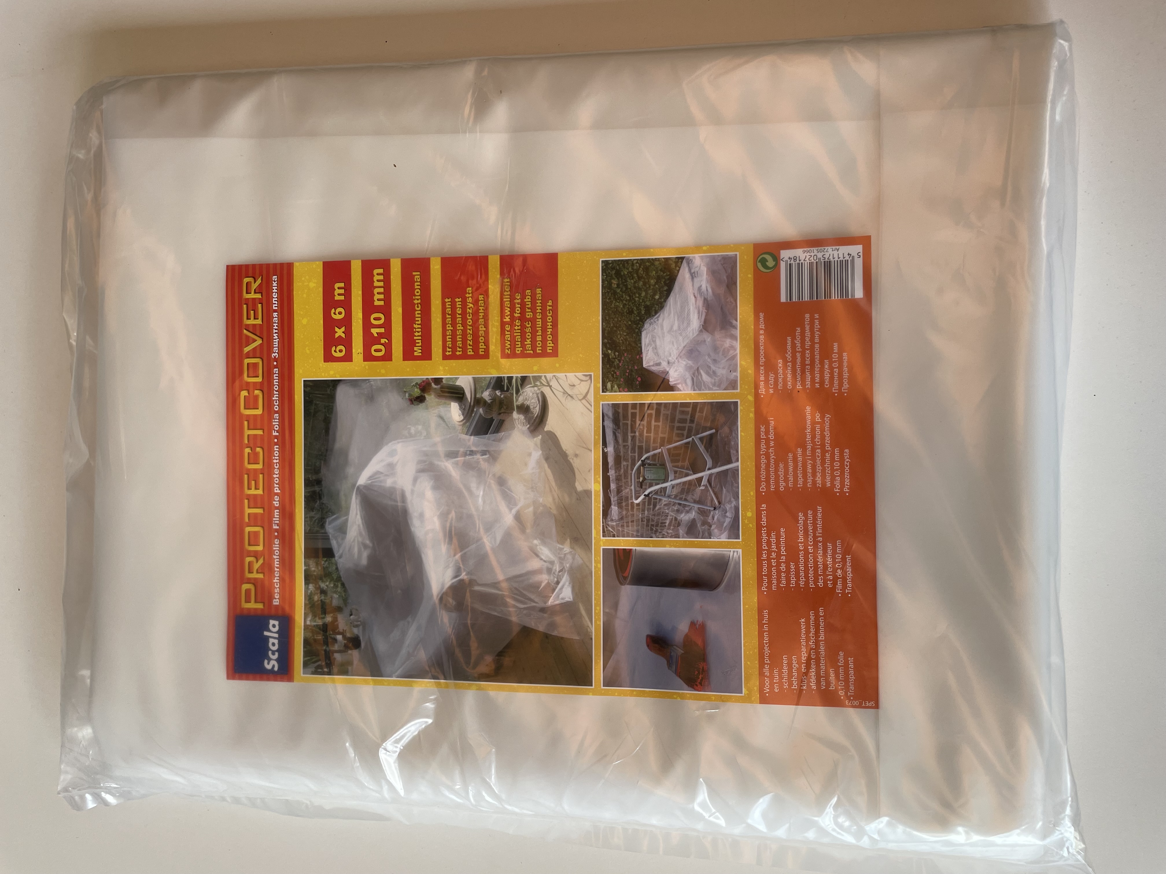 Scala feuille plastic 6x6 010 eur/pc