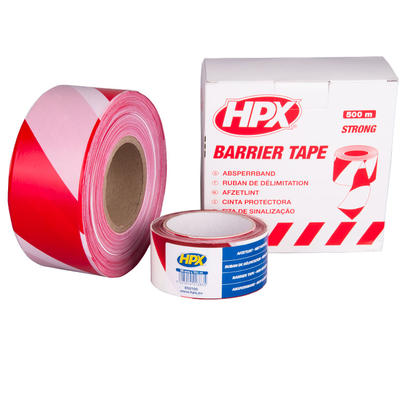 Hpx afzettape wt/rd 50mm x 100m