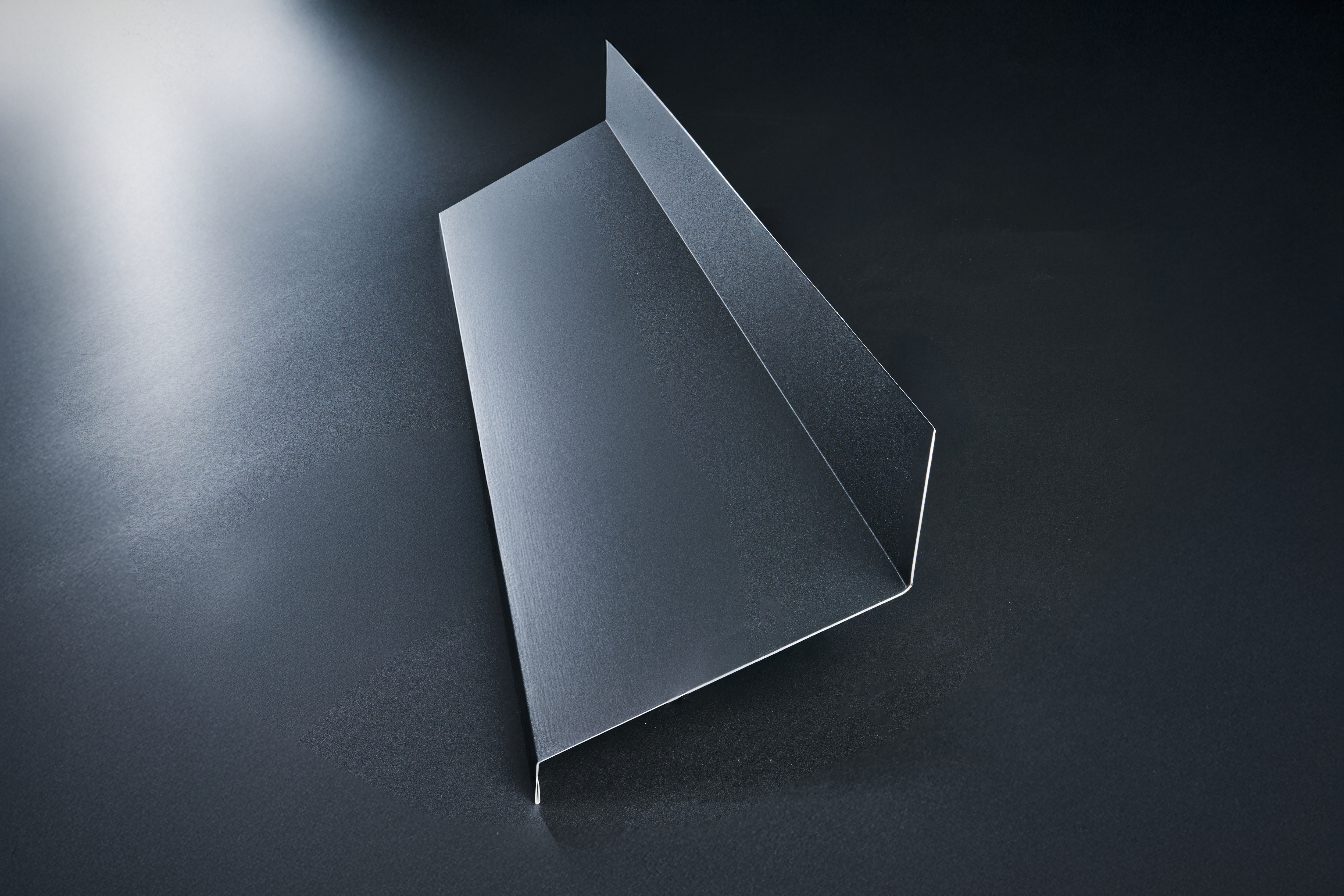 Sheetah faitage contre mur crante 2538mm ral 7016 gris anthracite eur/mc