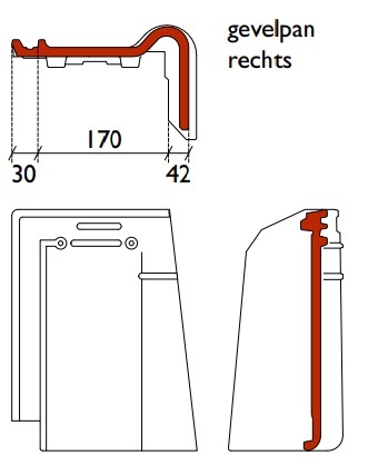 Lf postel 20 tuile de rive d rouge