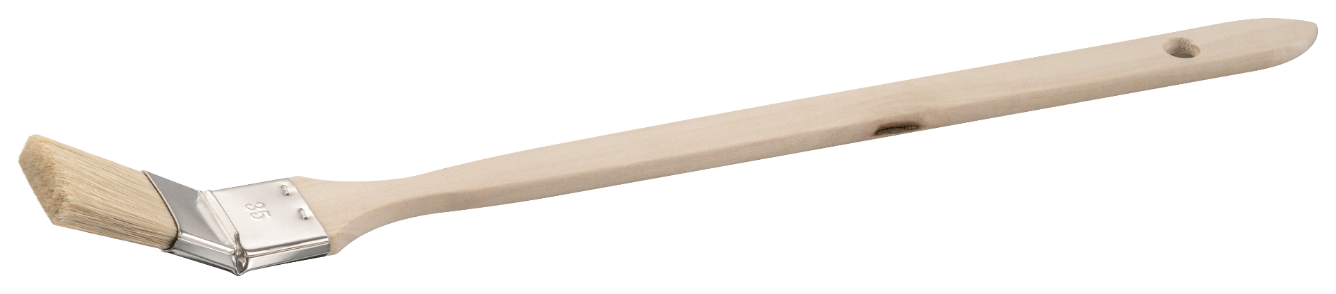 Pinceau radiateur 35mm pet bois blanc eur/pc