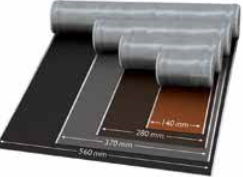 Wakaflex 560 mm anthracite ( 5 mc/r)   en mc eur/mc