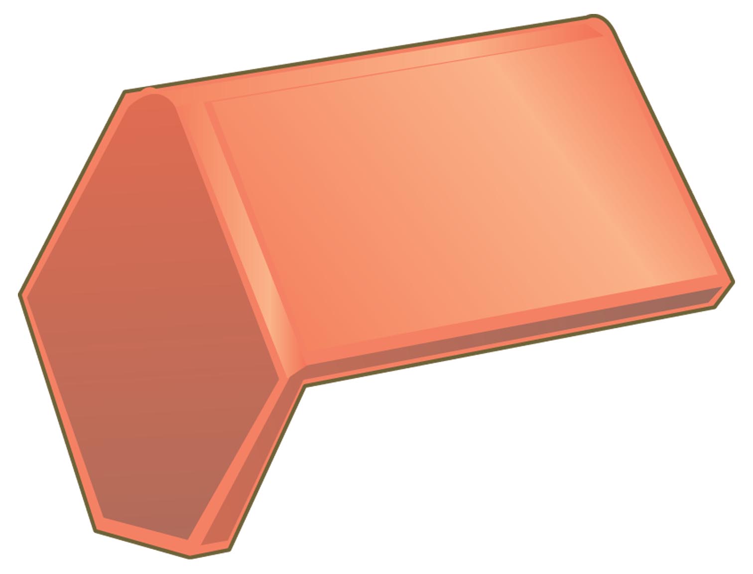 Ter faitiere debut/fin angulaire eminence ardoisÉ iris eur/pc