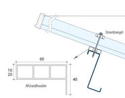Ji thermoroof entretoise pvc blanc 10mm eur/pc