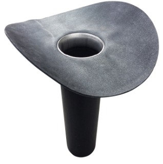 Elevate avaloir pe 63mm avec bavette autocollante longueur 60 cm eur/pc