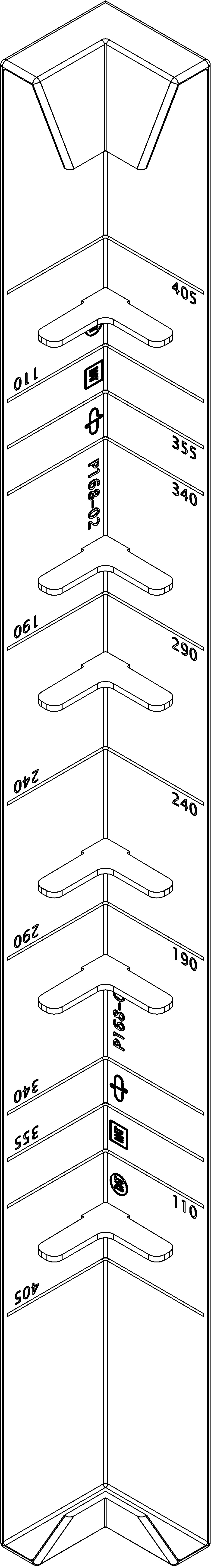 Dp 157 coin exterieur 0008 brun fonce eur/pc