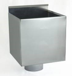 Zinc vm cuvette  carre  100mm 4pcs/bt eur/pc 220020698