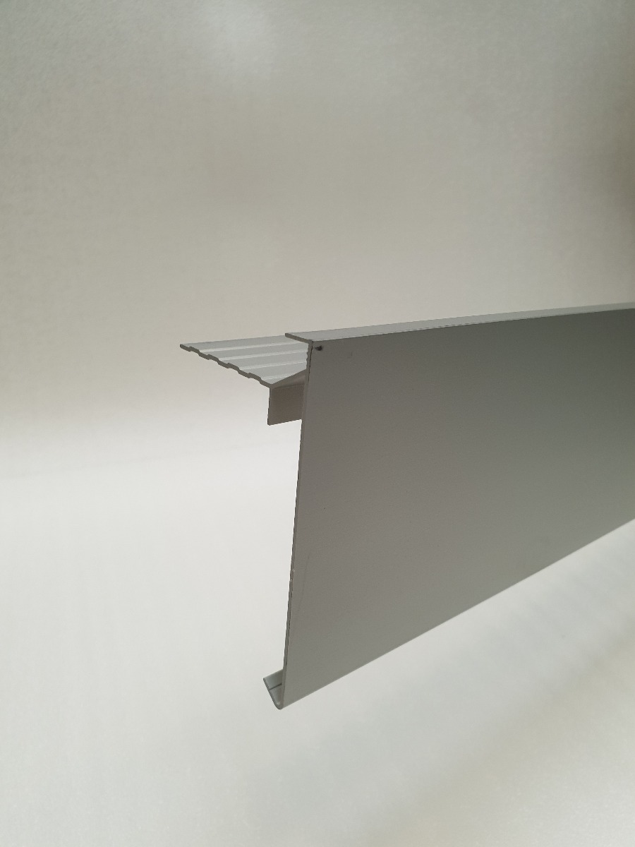 Alu rive de toit 110/60 anodisÉe 2,5m/pc eur/mc