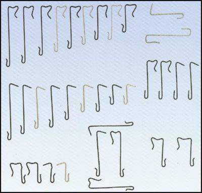 Cuivre crochet a piquer  90/3 500pc/bt eur/bt