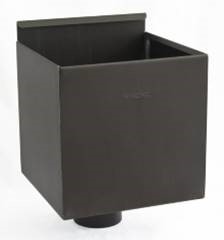 Zinc vm anthra cuvette  carre  100mm eur/pc 220020696