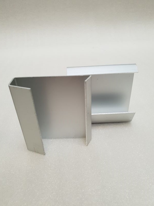 Alu rive de toit clips couvre-joint brut raccord extérieur eur/pc