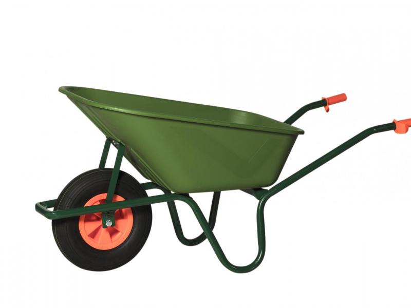 Vb brouette jardin 100l 3,5mm baque vert pp up100-pa eur/pc