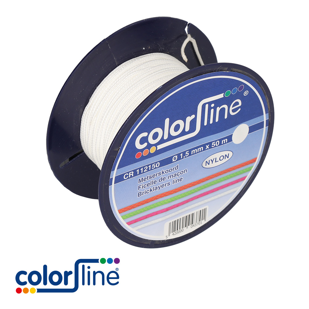 Prax ficelle macon blanc 1,5mm x  50m eur/pc
