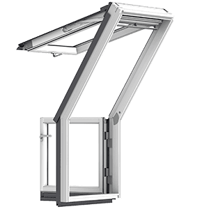 Velux gel 2065g m08 triple vitrage bois blanc