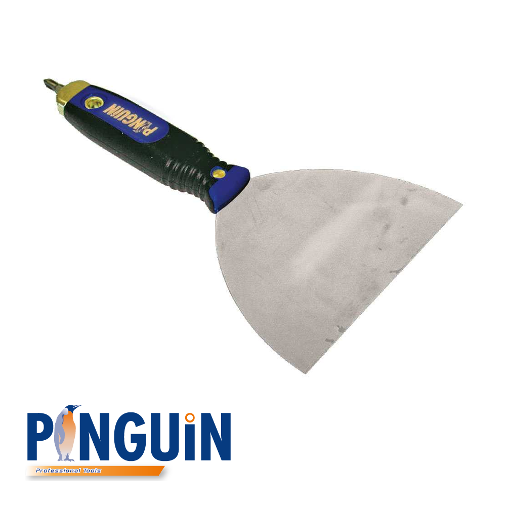 Prax dura-hammergrip spatule inox 150mm + bit 12pcs/bt eur/pc